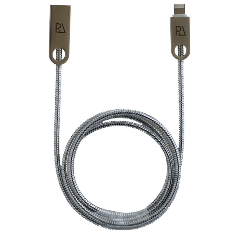 Peter Jäckel USB Data Cable METAL HIGH END Lightning Silver