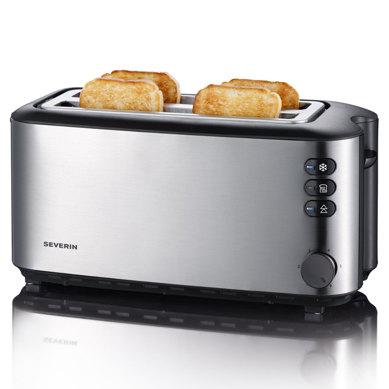 Severin AT 2509 Automatik-Toaster edelstahl