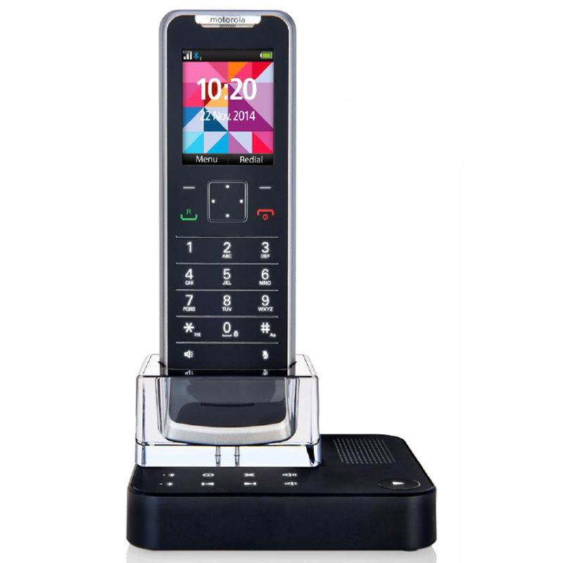 Motorola IT.6.1TC Design-DECT Telefon mit Anrufbeantworter schwarz