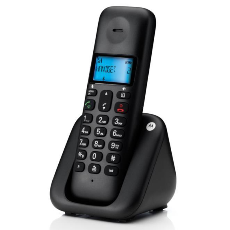 Motorola T301 Schnurlos Telefon schwarz