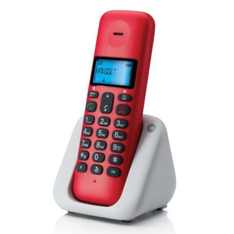Motorola T301 Schnurlos Telefon rot