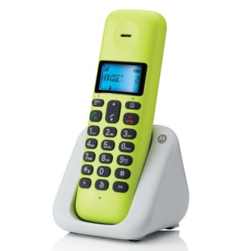 Motorola T301 Schnurlos Telefon lemon