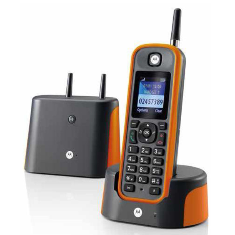 Motorola O201 Outdoor DECT Telefon schwarz