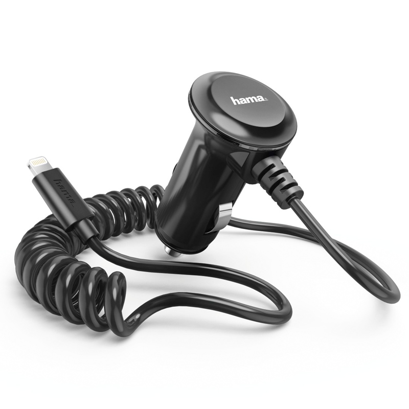 Hama Kfz-Ladegerät Lightning 1A Schwarz
