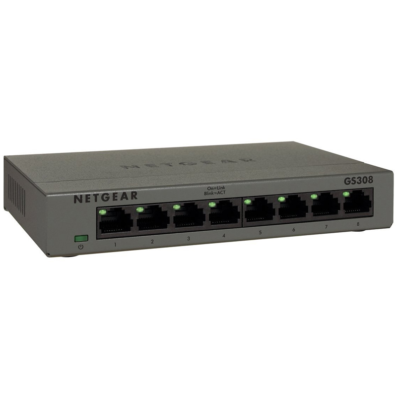 NETGEAR 8-Port Gigabit Switch SMB Metallgehaeuse
