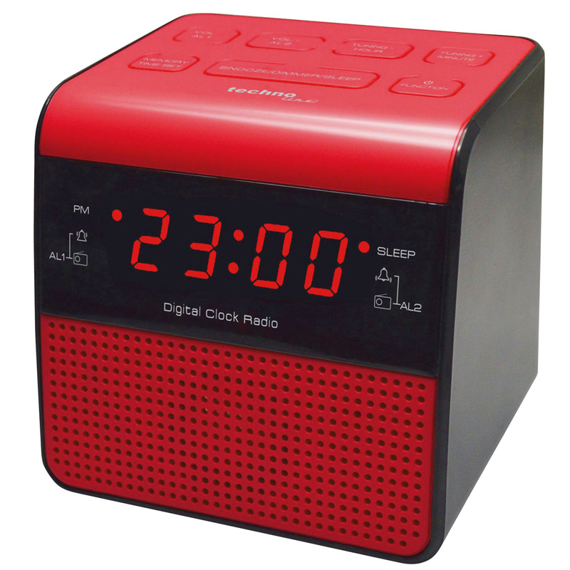 Technoline Radiowecker WT 463 Rot