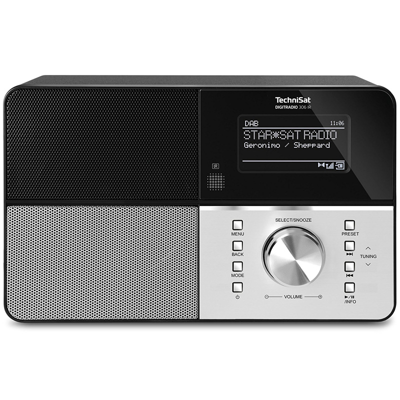 TechniSat Digitradio 306 IR Schwarz/Silber