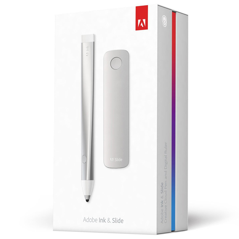 Adobe Ink & Slide Eingabestift weiss Ausstellungsgerät