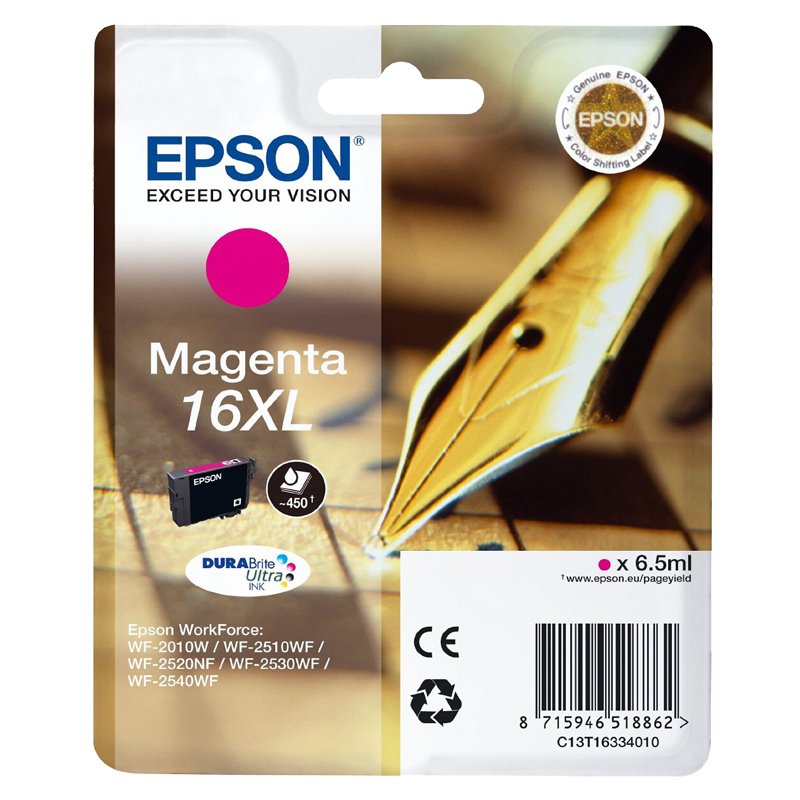 Epson T1633 Singlepack 16XL magenta Tintenpatrone