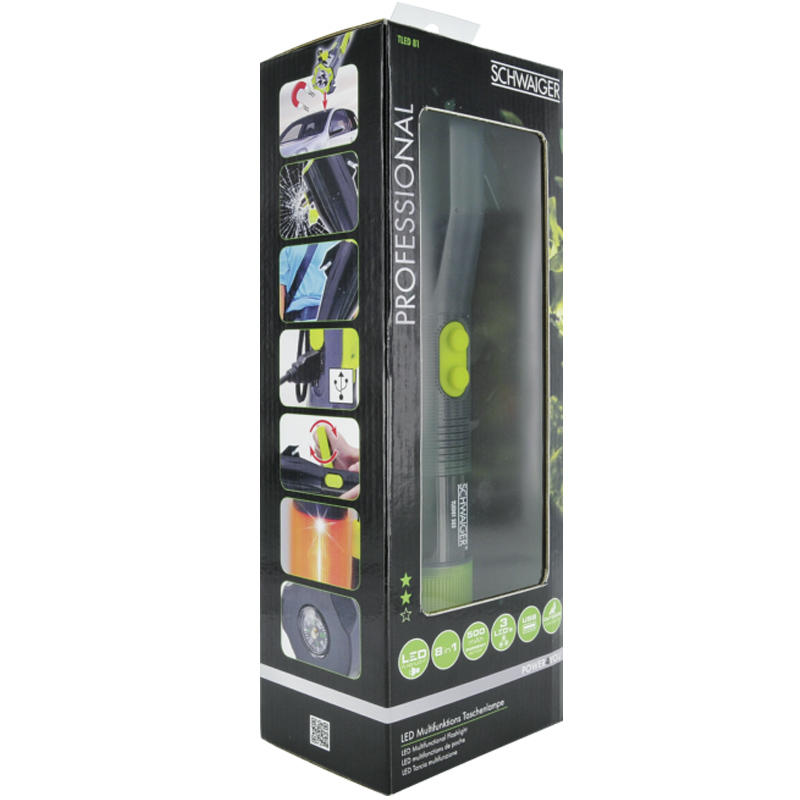 Schwaiger 8 in 1 LED-Taschenlampe