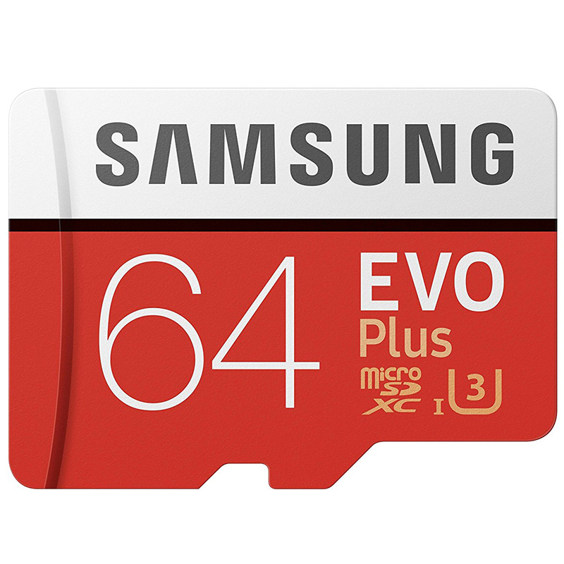 Samsung EVO+ 64GB microSDXC Card 2017 100MB/s + Adapter