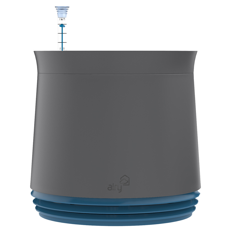 AIRY Pot Blumentopf Luftreinigungssystem in steingrau (Space Blue - blau)