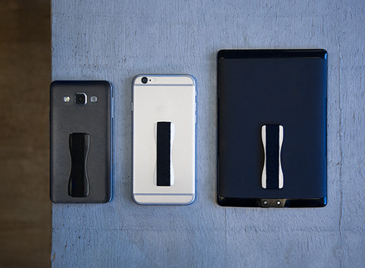 Happy Strappy Smartphone Fingerhalter ganz rosegold