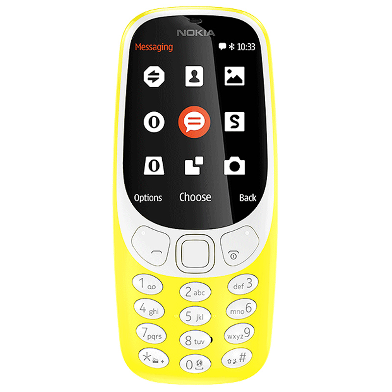 Nokia 3310 Retro Dual SIM Handy gelb
