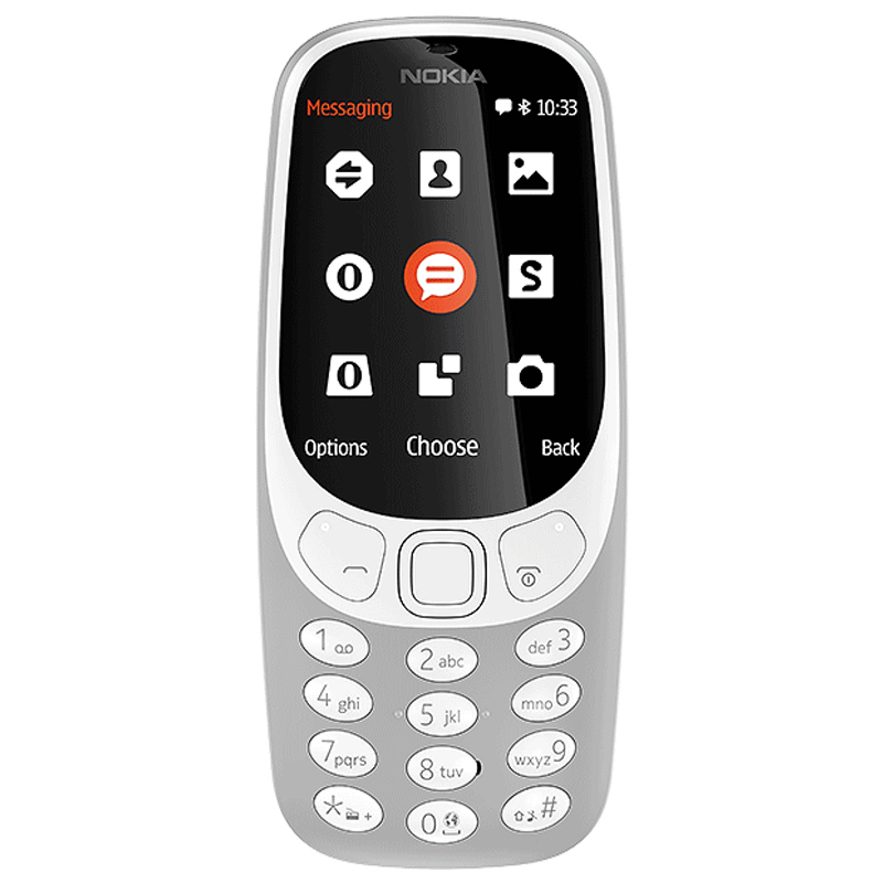 Nokia 3310 Retro Dual SIM Handy grau