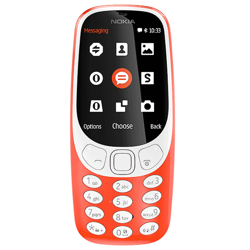 Nokia 3310 Retro Single-SIM T-Handy rot