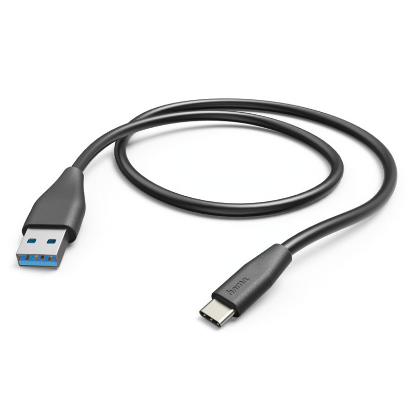 Hama Lade-Sync-Kabel, USB Type-C - USB-3.1-A-Stecker