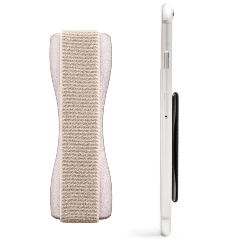 Happy Strappy Smartphone Fingerhalter ganz gold