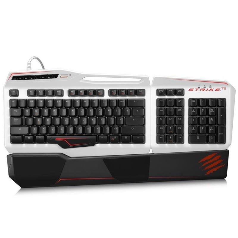 Mad Catz S.T.R.I.K.E. Gaming Tastatur weiß