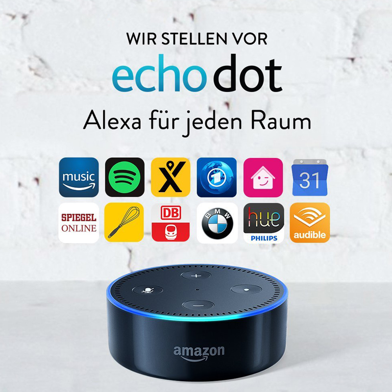 Amazon Echo Dot (2. Generation) schwarz
