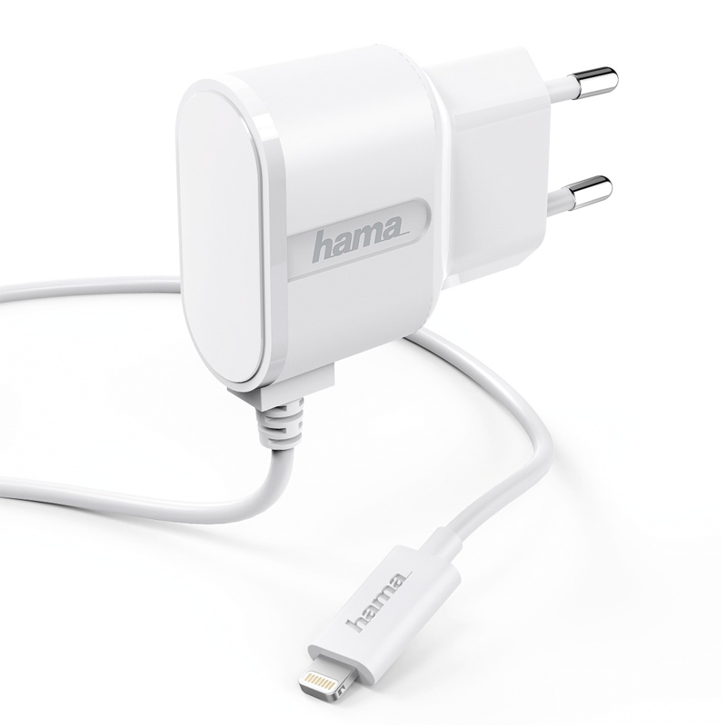 Hama Ladegerät Lightning 1A Weiß