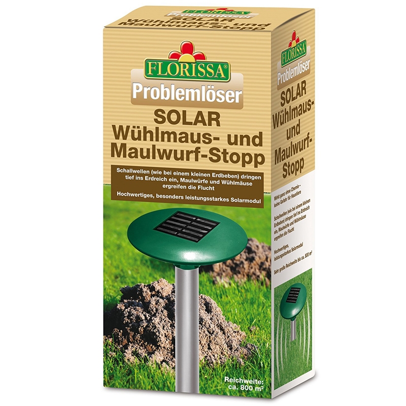 Florissa Solar Wühlmaus- und Maulwurf-Stopp