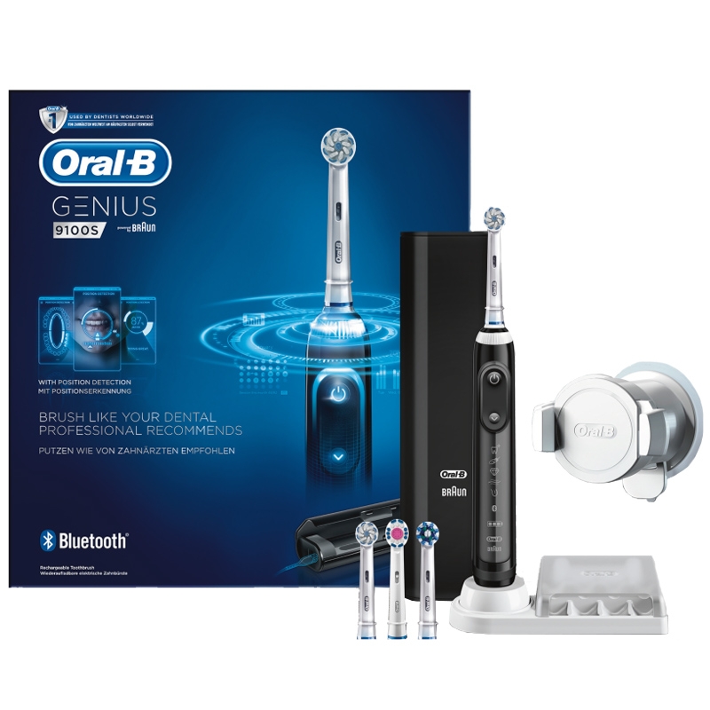 Braun Oral-B Genius 9100s Elektrozahnbürste schwarz