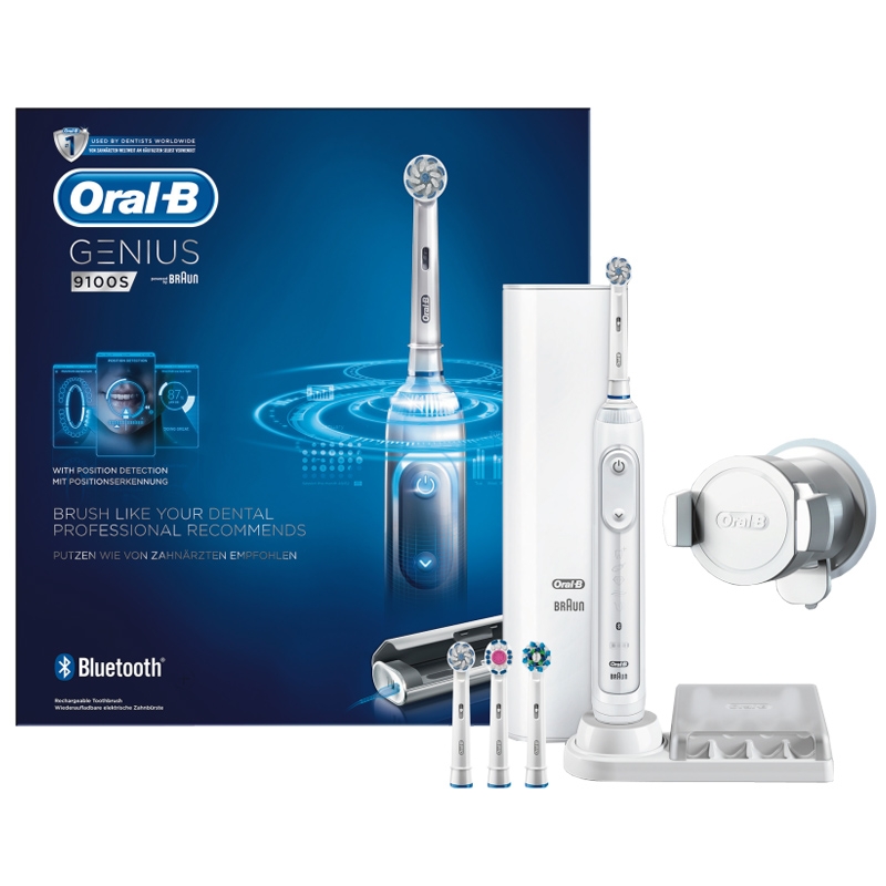 Braun Oral-B Genius 9100s Elektrozahnbürste weiß