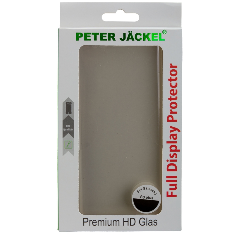 Peter Jäckel Full Display HD Glass Superb Plus für Samsung Galaxy S8 + Total Clear