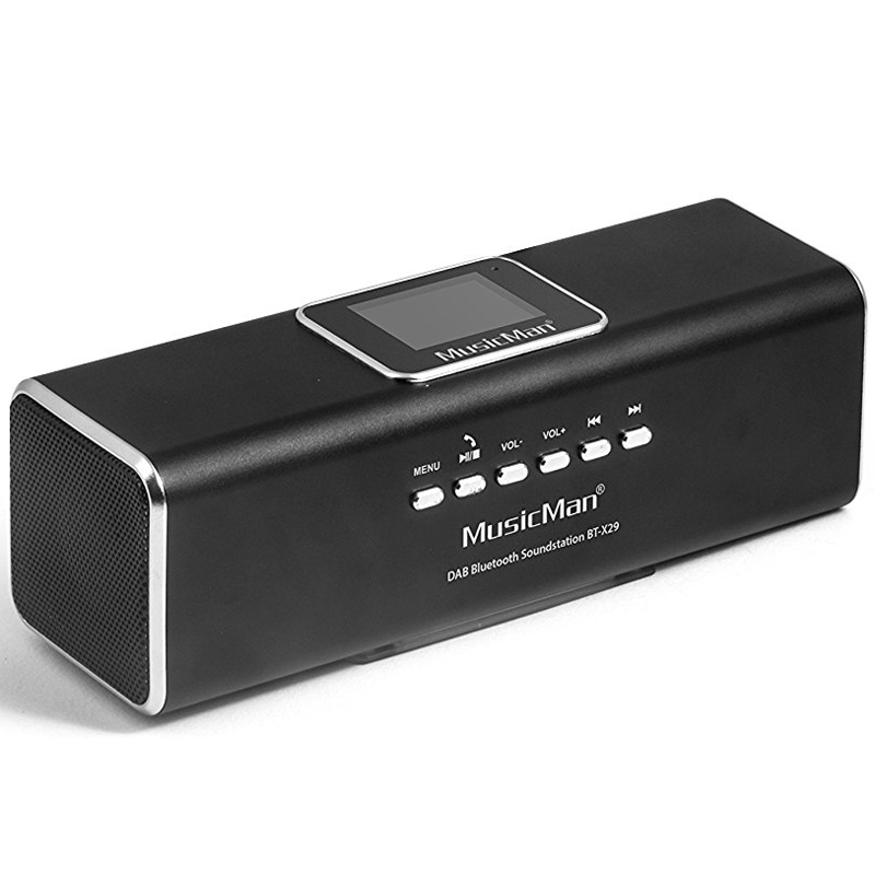 MusicMan BT-X29 DAB Bluetooth Soundstation schwarz