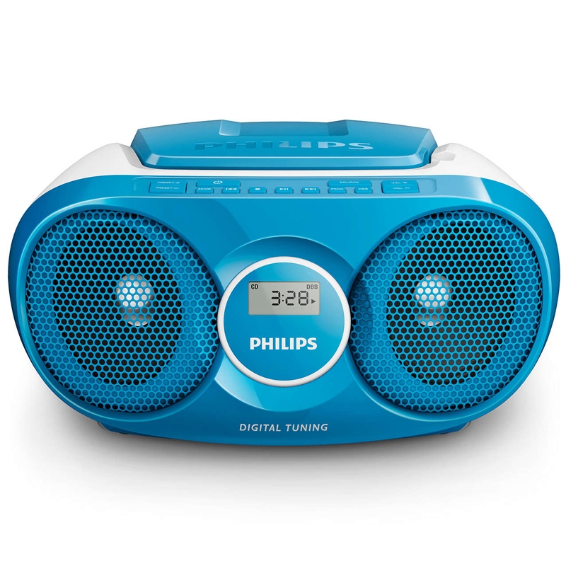 Philips AZ215N/12 CD-Radio lagunenblau