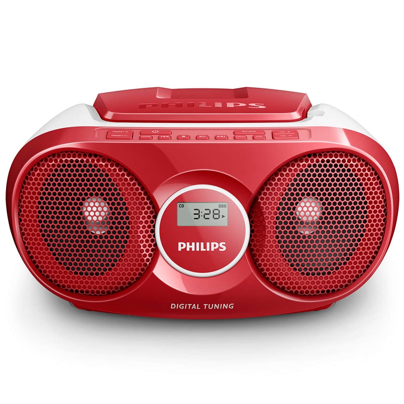 Philips AZ215R/12 CD-Radio rot