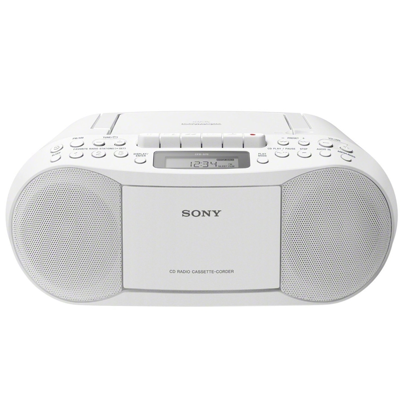 Sony CFD-S70W Radio-CD-Player weiss