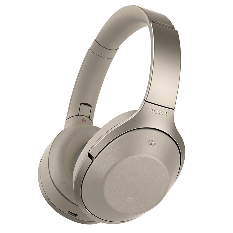 Sony MDR-1000X kabelloser Kopfhörer champagner