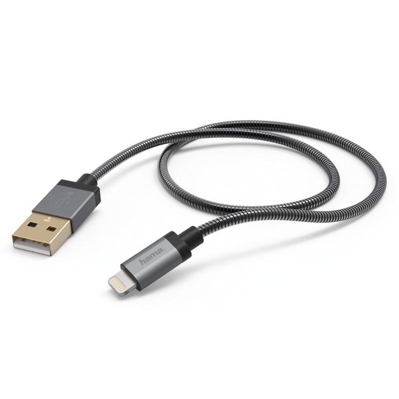 Hama Lade-/Datenkabel "Metall", Lightning
