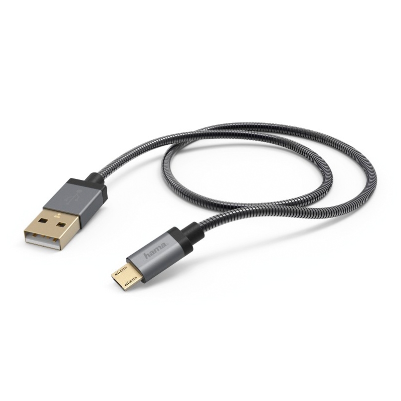 Hama Lade-/Datenkabel Micro-USB 1,5m Anthrazit