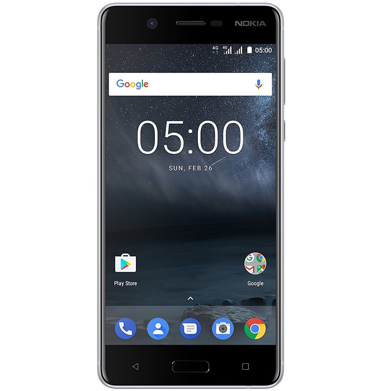 Nokia 5 Dual-SIM Smartphone silber