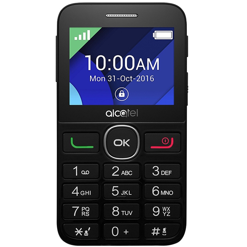 Alcatel 20.08G Seniorentelefon schwar