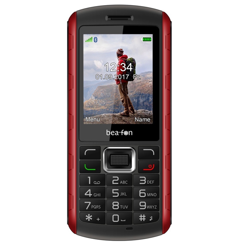 Beafon AL560 Active Line Handy schwarz-rot