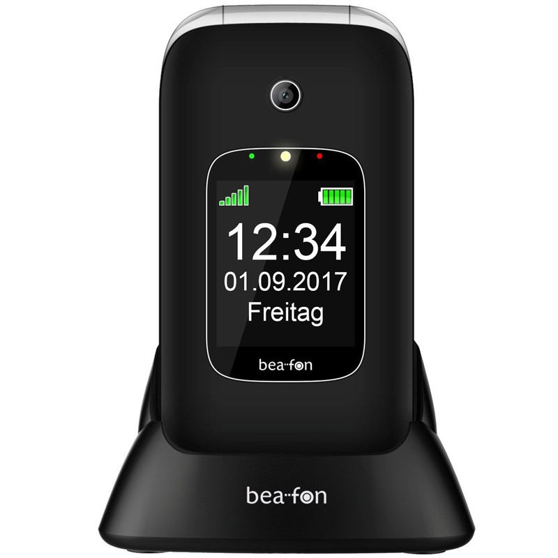 Bea-fon SL590 schwarz/silber Handy