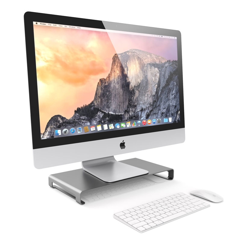 Satechi Slim Aluminum Monitor Stand Space Gray