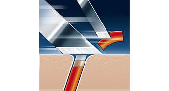 Philips DualPrecision Scherköpfe HQ8/50, schwarz, 3er Pack