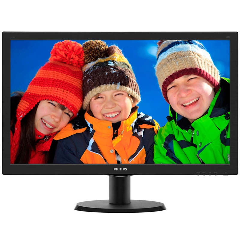 Philips 243V5LHSB/00 (23,6 Zoll) LED-Monitor schwarz