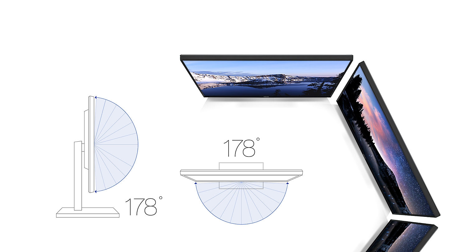 Samsung S24E650BW 60,96cm (24 Zoll) LED-Monitor schwarz