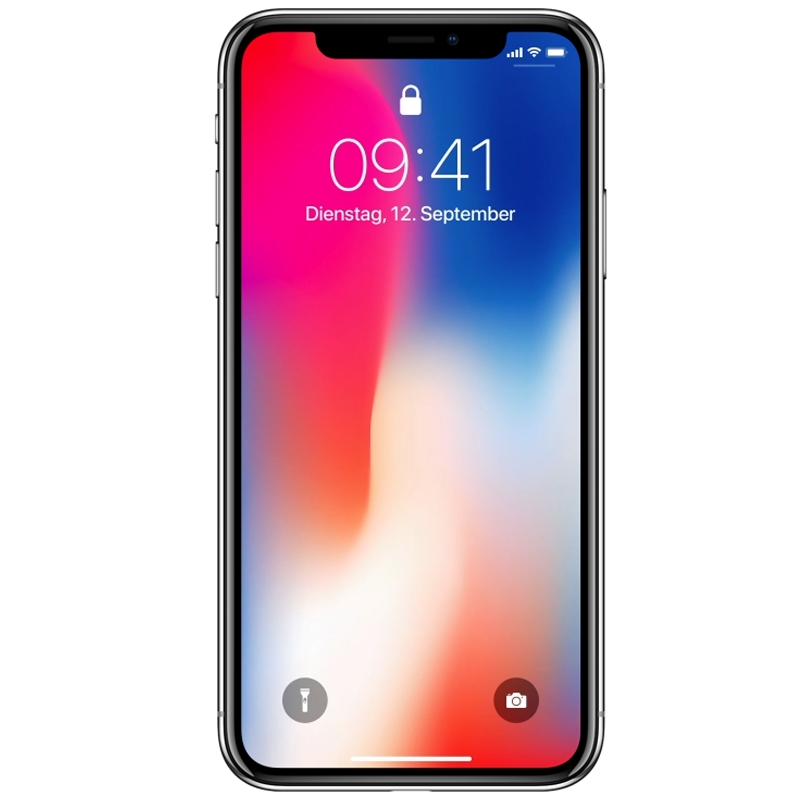 Apple iPhone X 256GB Silber Smartphone