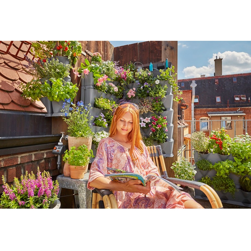 GARDENA 13157-20 NatureUp! Bewässerungsset Ecke Wasserhahn