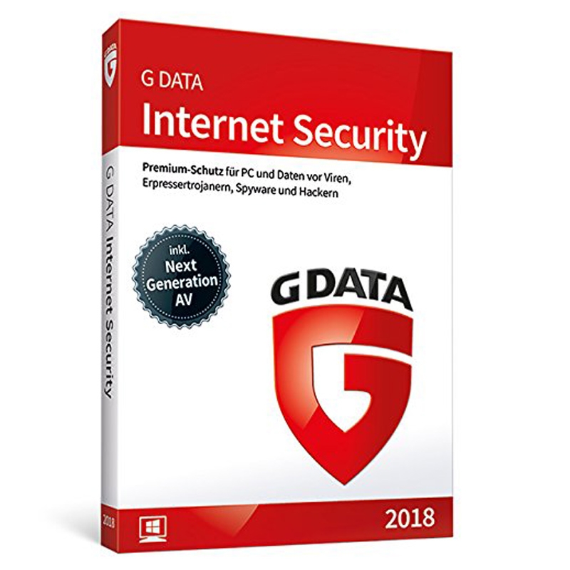 GData Internet Security 2018 3 User 1 Jahr Box (DE)