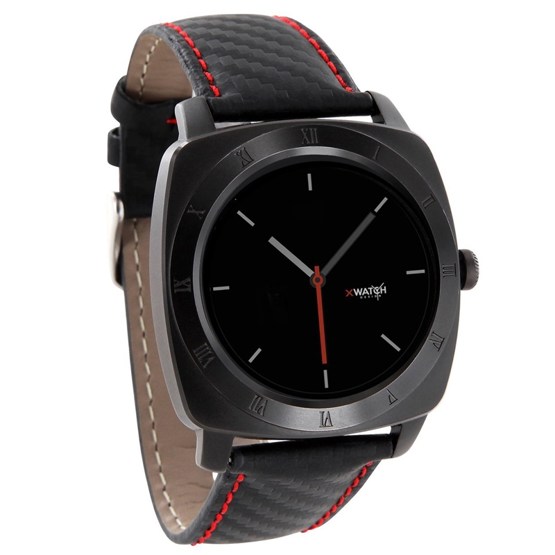 Xlyne X-WATCH NARA XW PRO black chrome Carbon red black Smartwatch