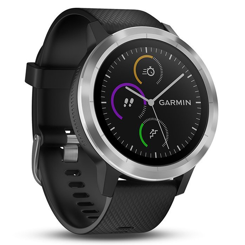 Garmin vívoactive 3 GPS-Fitness-Smartwatch Schwarz/Silber