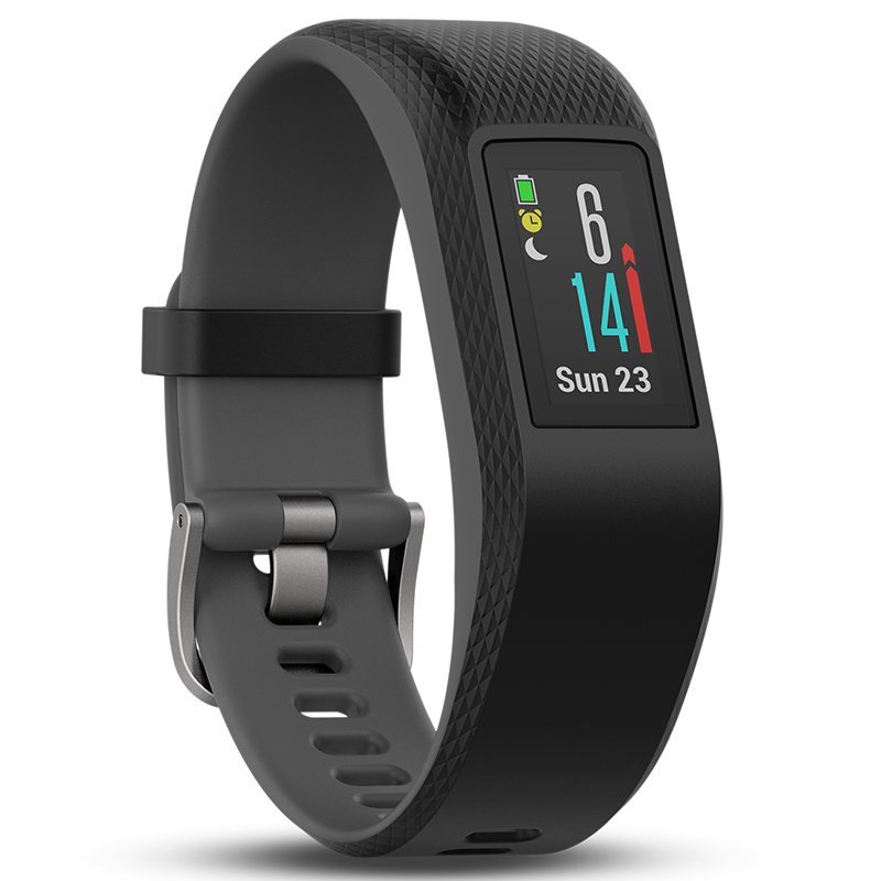 Garmin vívosport GPS-Fitness-Tracker schwarz/grau 2. Wahl Qualitätsprodukt